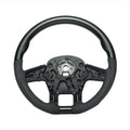 18 Inch YourGrip Leather Wood Steering Wheel for Peterbilt 579 (2012–2021)