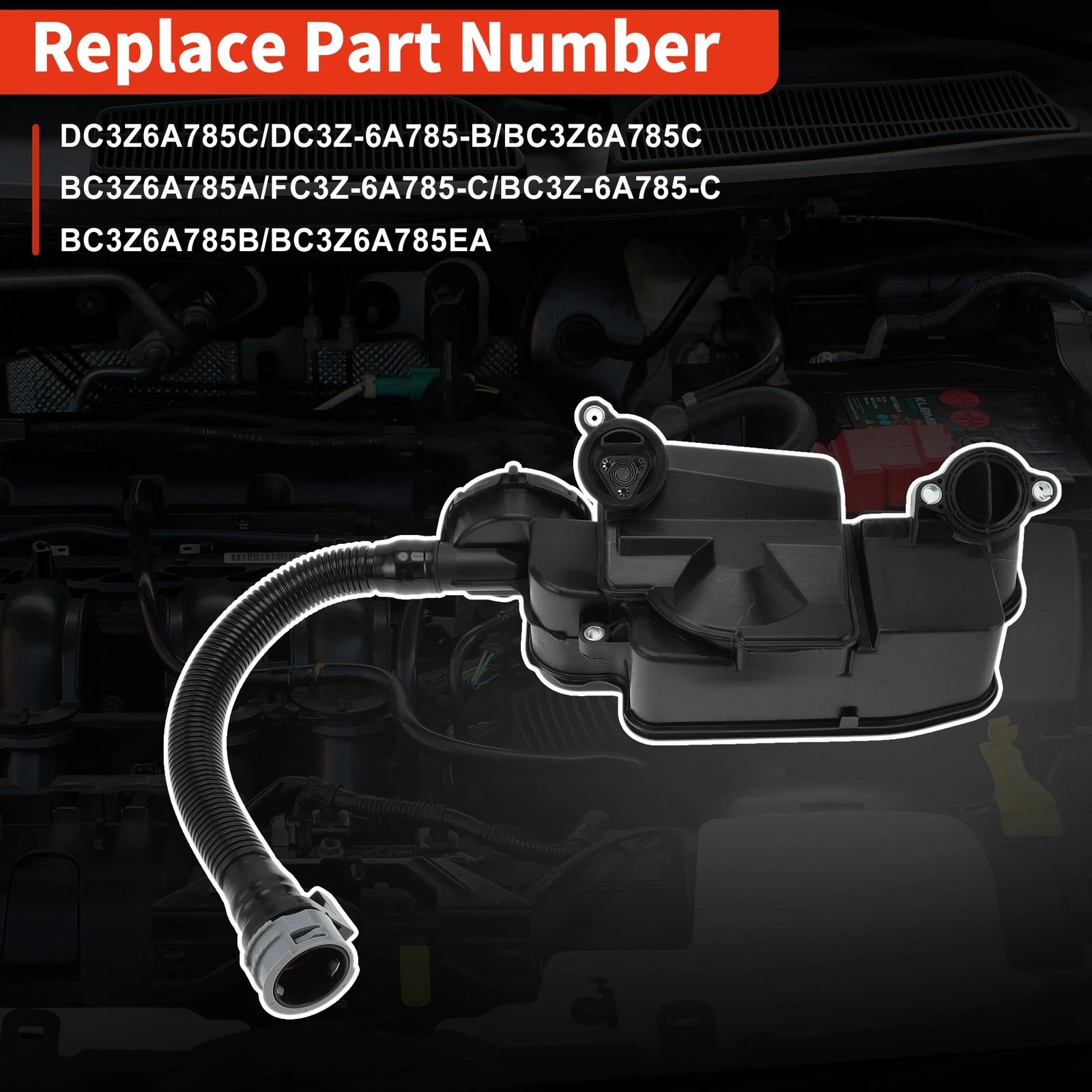 Engine Oil Separator for Ford F-250 Super Duty F-350 Super Duty (2011–2016) No.DC3Z6A785C