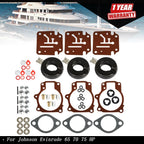 3X Carburetor Rebuild Kit for Johnson Evinrude 65-75 HP (1968–1990)