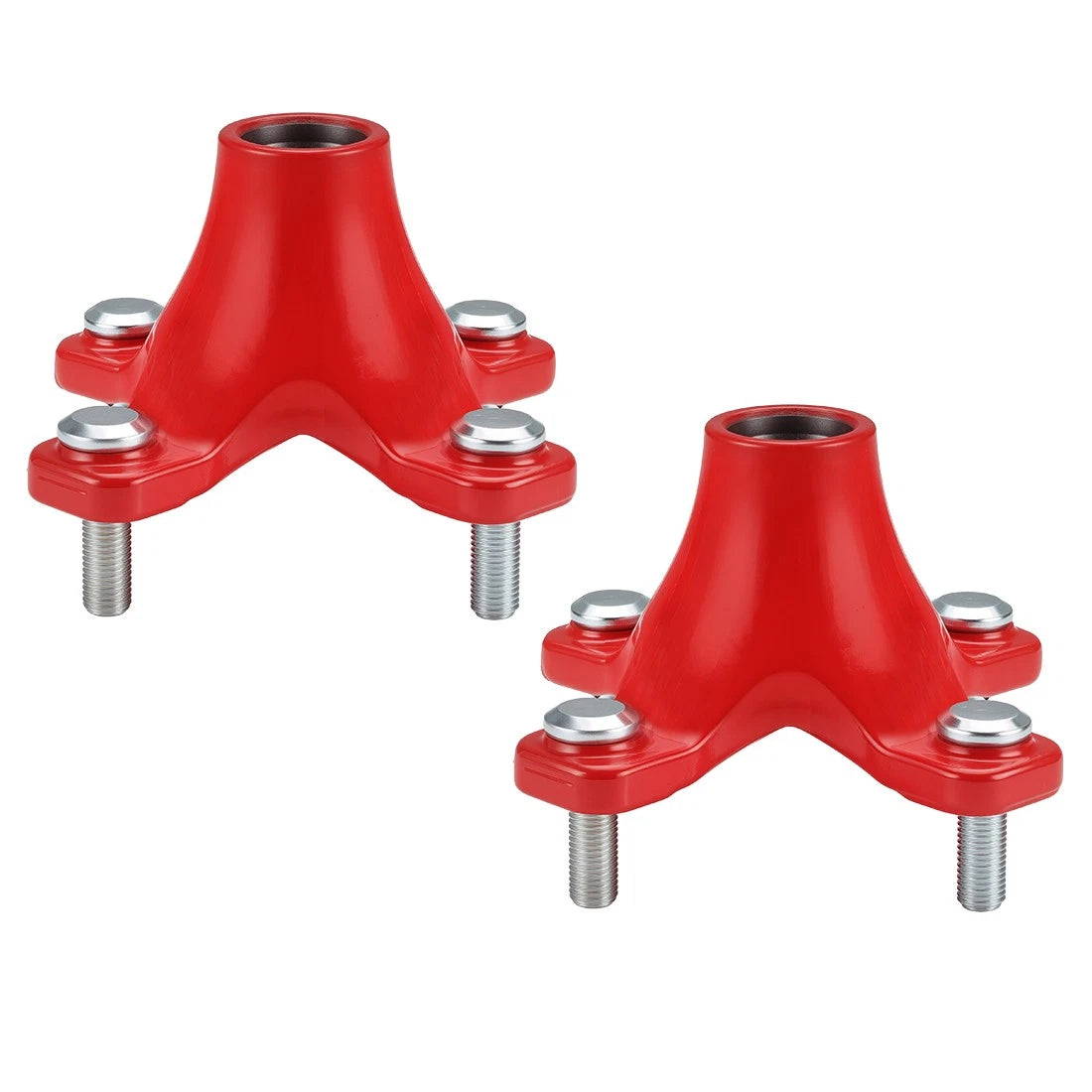 2X Rear Red Wheel Hubs for Honda TRX250X/300X/400X & TRX250EX/300EX/400EX (2001–2023)