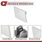 Bumper Headlight Washer Nozzle Cover Cap for BMW 328i Silver Tone