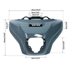 Inner Outer Fairings for Indian Chieftain (2019–2025) Stealth Gray Azure