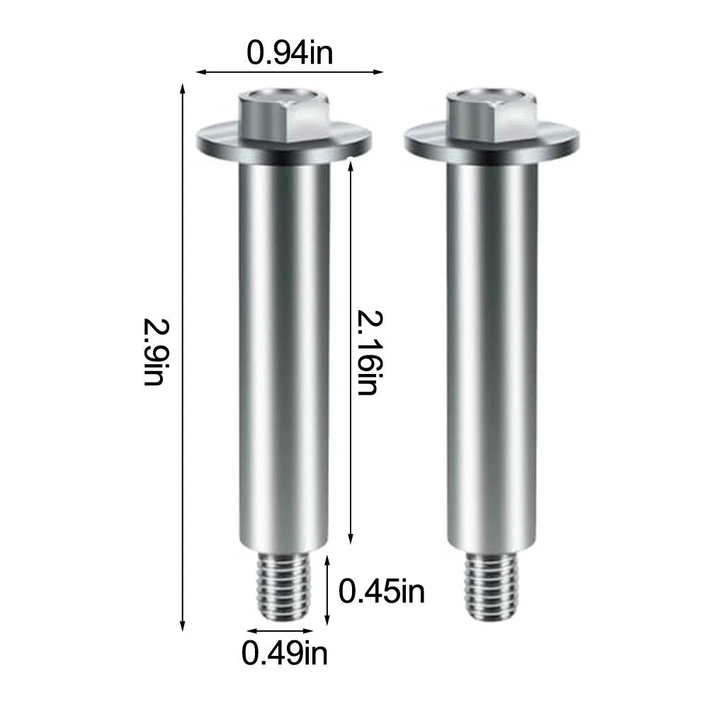 2pcs Rear Axle Bolts for Honda HRR216, HRR216K, HRT216 (2016–2023)