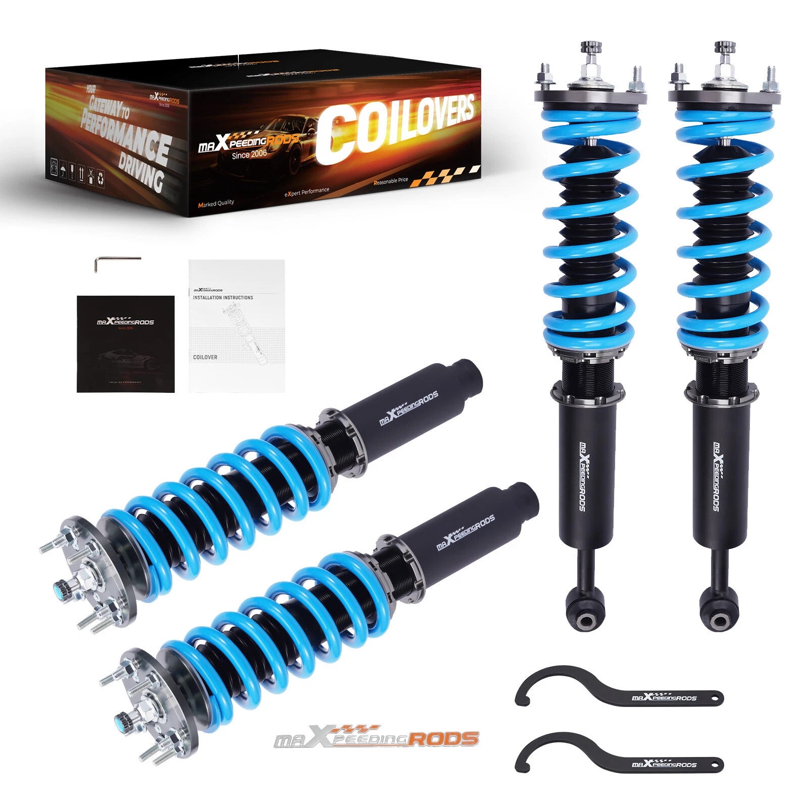 Coilover Kit for Honda Accord (2003-2007) - 24 Way Adjustable Damper