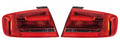 Set of 2 Hella Outer Tail Light Assemblies for Audi A4 Quattro S4 (1996–2001)