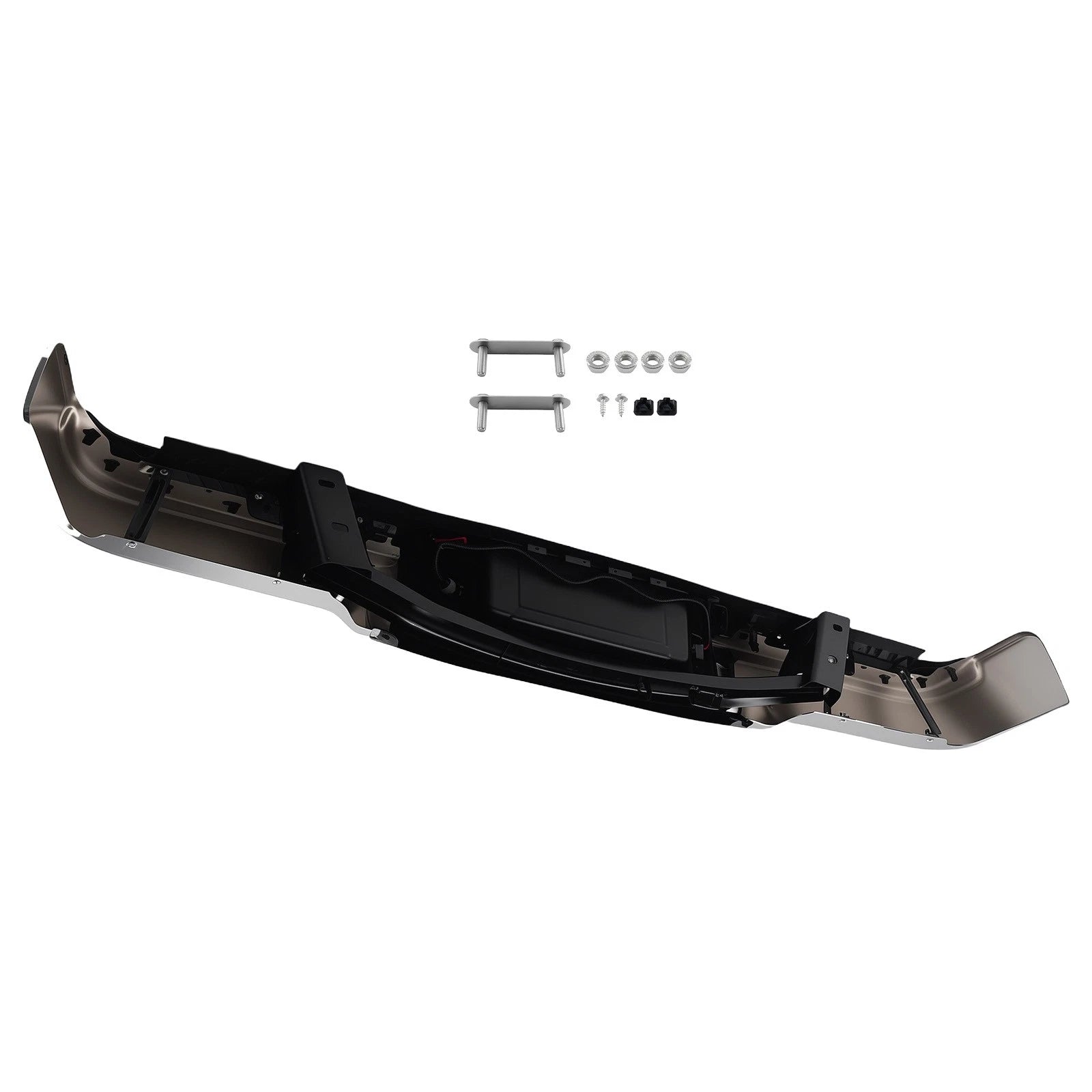Chrome Steel Rear Bumper Assembly for Ford F-150 (2009-2014)