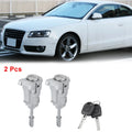 2X Door Lock Cylinder with 2 Keys 604837167 604837168 for Volkswagen Jetta (2011–2018)