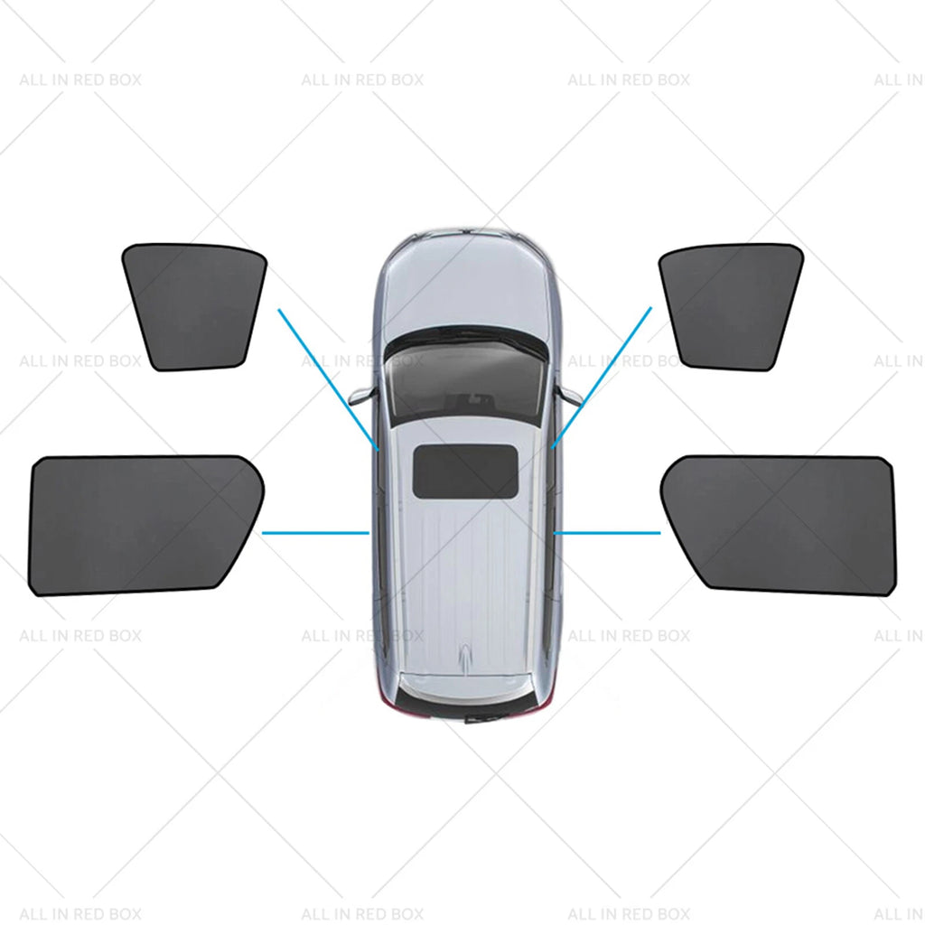 Magnetic Mesh Sun Blind Shades for Toyota Hilux SR5 (2015–2025)