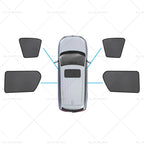 Magnetic Mesh Sun Blind Shades for Toyota Hilux SR5 (2015–2025)