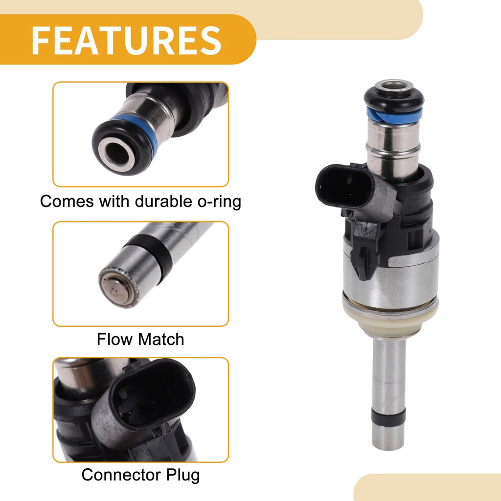 1 Pc Fuel Injector No.06K906036F/06K906036D for Audi A3 (2003–2008)