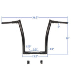 16" Ape Hanger Handlebar for Harley FLTRX FLTRXS FLTRU (2015–2020) 1.25"