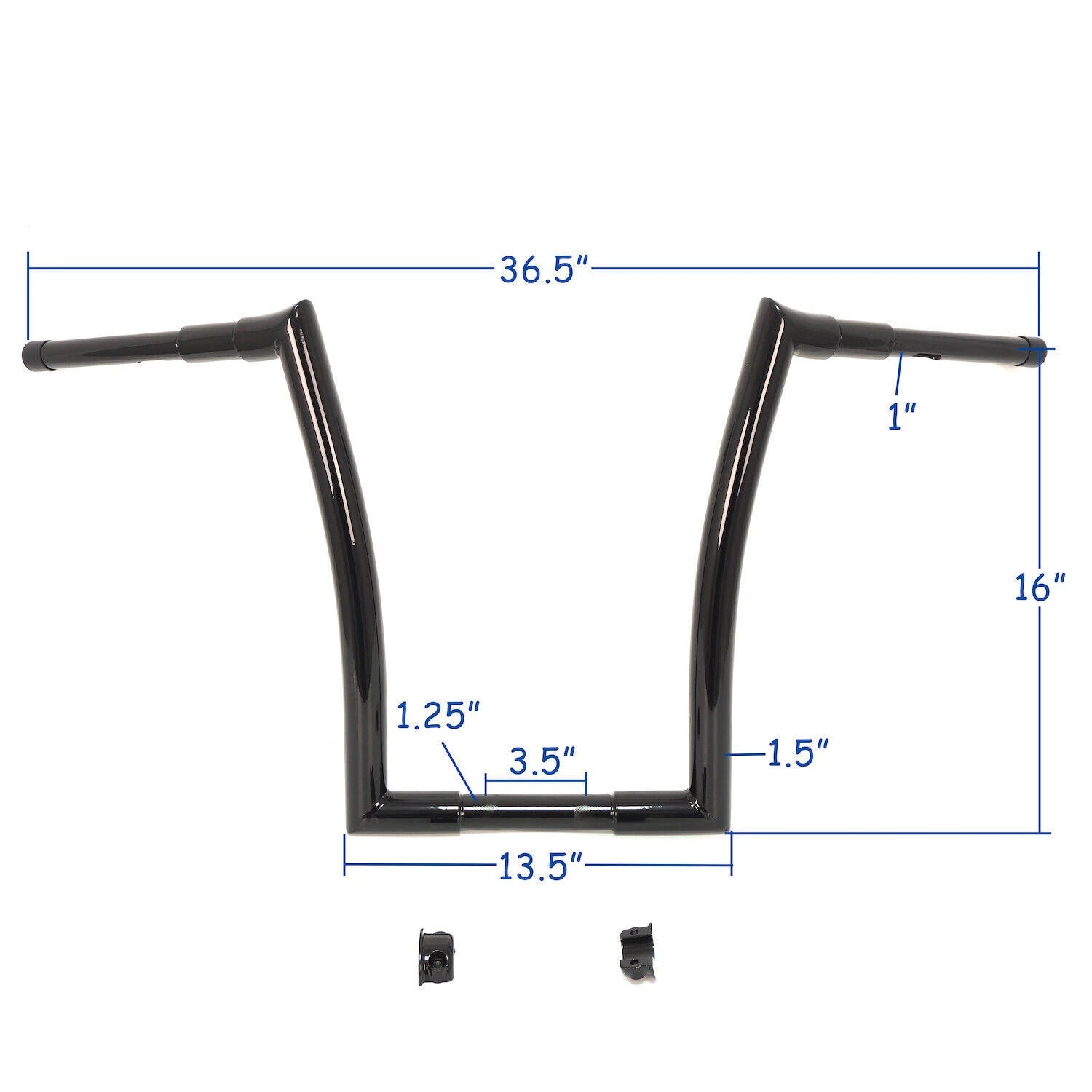 16" Ape Hanger Handlebar for Harley FLTRX FLTRXS FLTRU (2015–2020) 1.25"