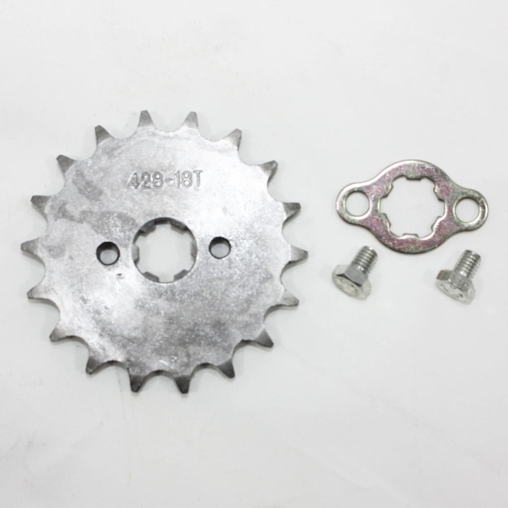 18T 17mm Front Sprocket for PIT TRAIL QUAD DIRT BIKE ATV
