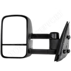 Set of 2 Black Manual Towing Side Mirrors for Chevy GMC 1500 2500 3500