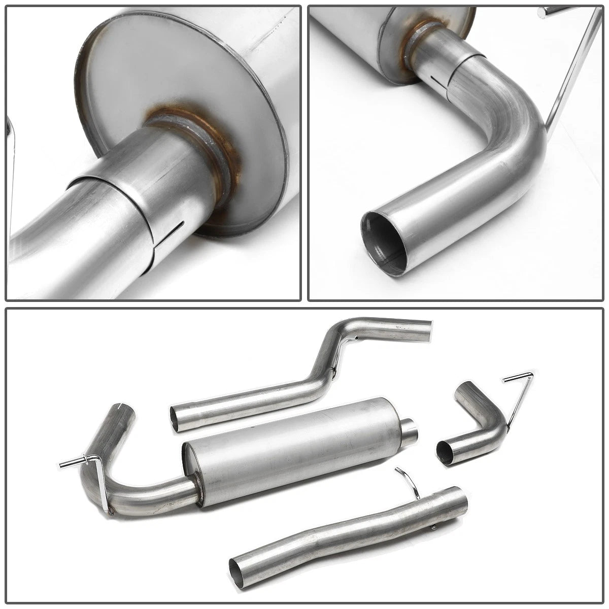2.5" Core Catback Exhaust System for Jeep Wrangler (2007–2011)
