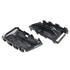 Front Lower Fog Light Frame Covers Glossy Black for Audi A6 C8 (2023-2025)