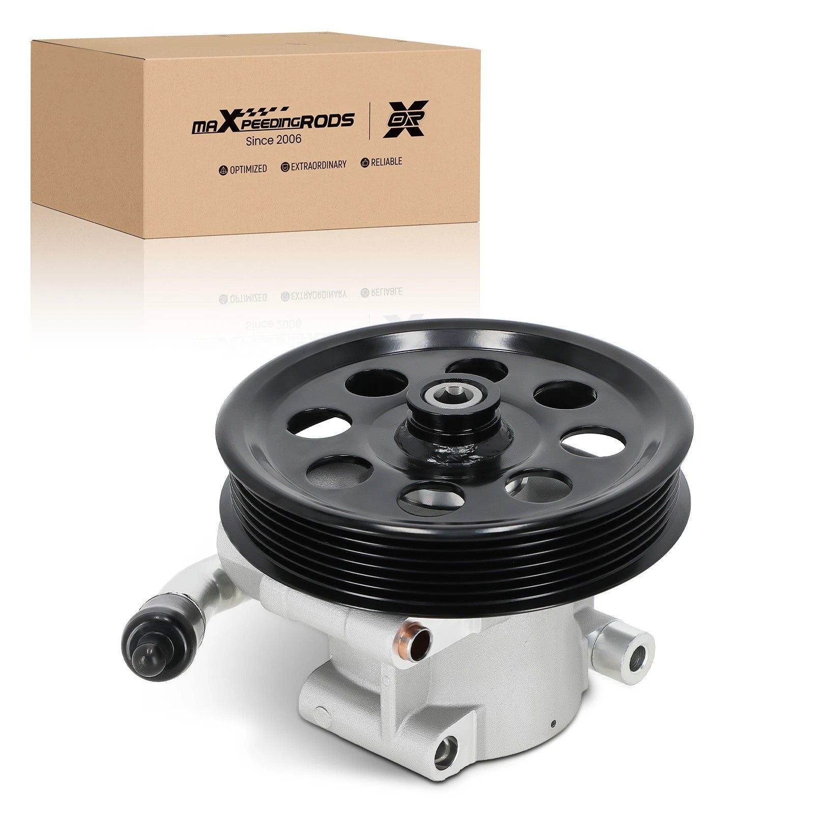Power Steering Pump 205202 w/Pulley for Ford F250 F350 Super Duty (2011–2015)