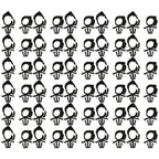 100x Car Plastic Wiring Harness Fastener for Car