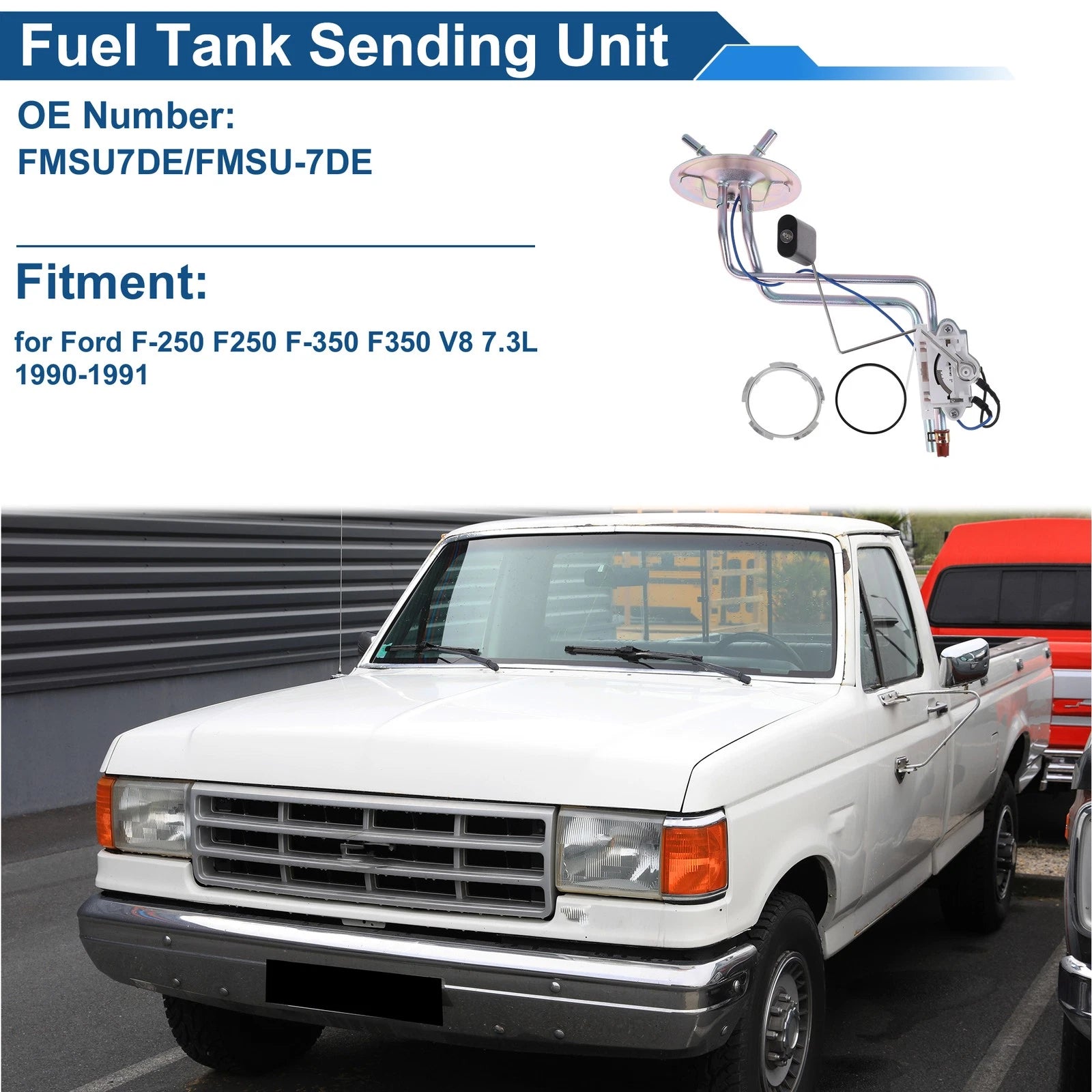 Fuel Level Sending Unit Module for Ford F-250 F-350 (1990–1991) No.FMSU7DE