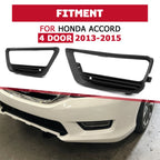 Fog Light Cover Trim Bezel Pair for Honda Accord (2013–2015)
