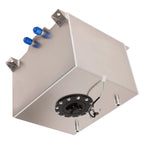 8 Gallon Racing Fuel Cell Tank for Universal Applications (Aluminum, Black)
