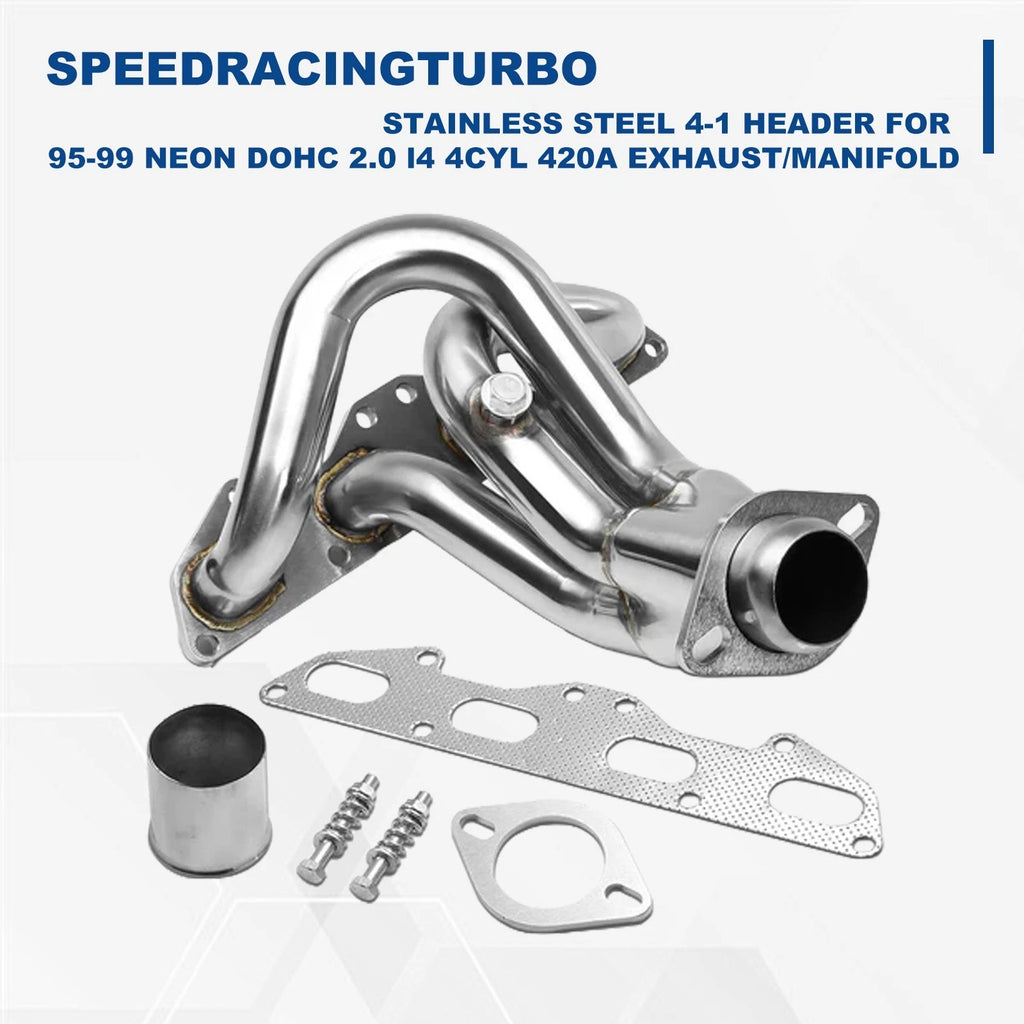 4-1 Header Exhaust Manifold for Dodge Neon (1995–1999) 420A Stainless Steel