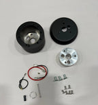 Steering Wheel Hub Adapter Black 5 Hole for 1995–2001 Chevy GMC Trucks