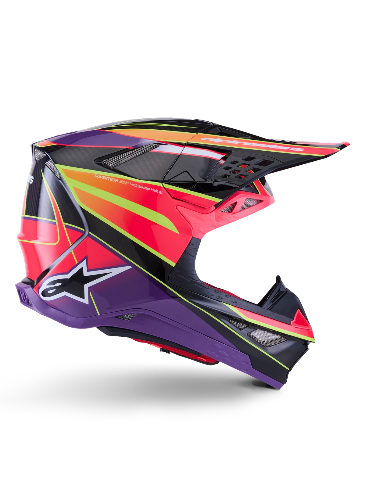 Alpinestars Supertech S M10 Era Helmet for Offroad (2X-Large, Pink/Violet/Yellow)