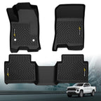 TPE Floor Mats for Chevrolet Colorado/GMC Canyon Crew Cab (2023–2024)