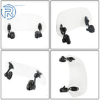 Adjustable Clip-on Windscreen Extender for Universal Motorcycle