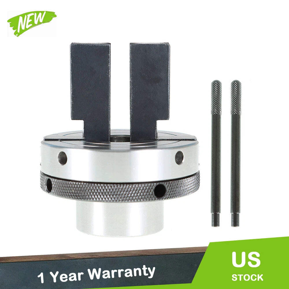 2-Jaw Lathe Chuck Set for Drilling (3.25" 1" × 8TPI)