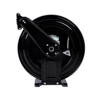 Heavy Duty Steel Power Washer Hose Reel for Auto-Retractable Use (50FT)