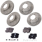 Brake Disc Rotors and Pads Kit for Lexus GX470 (2003–2009)