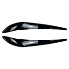 Front Headlight Eyebrow Eyelid Covers for BMW X3 F25, X4 F26 (2014-2017)