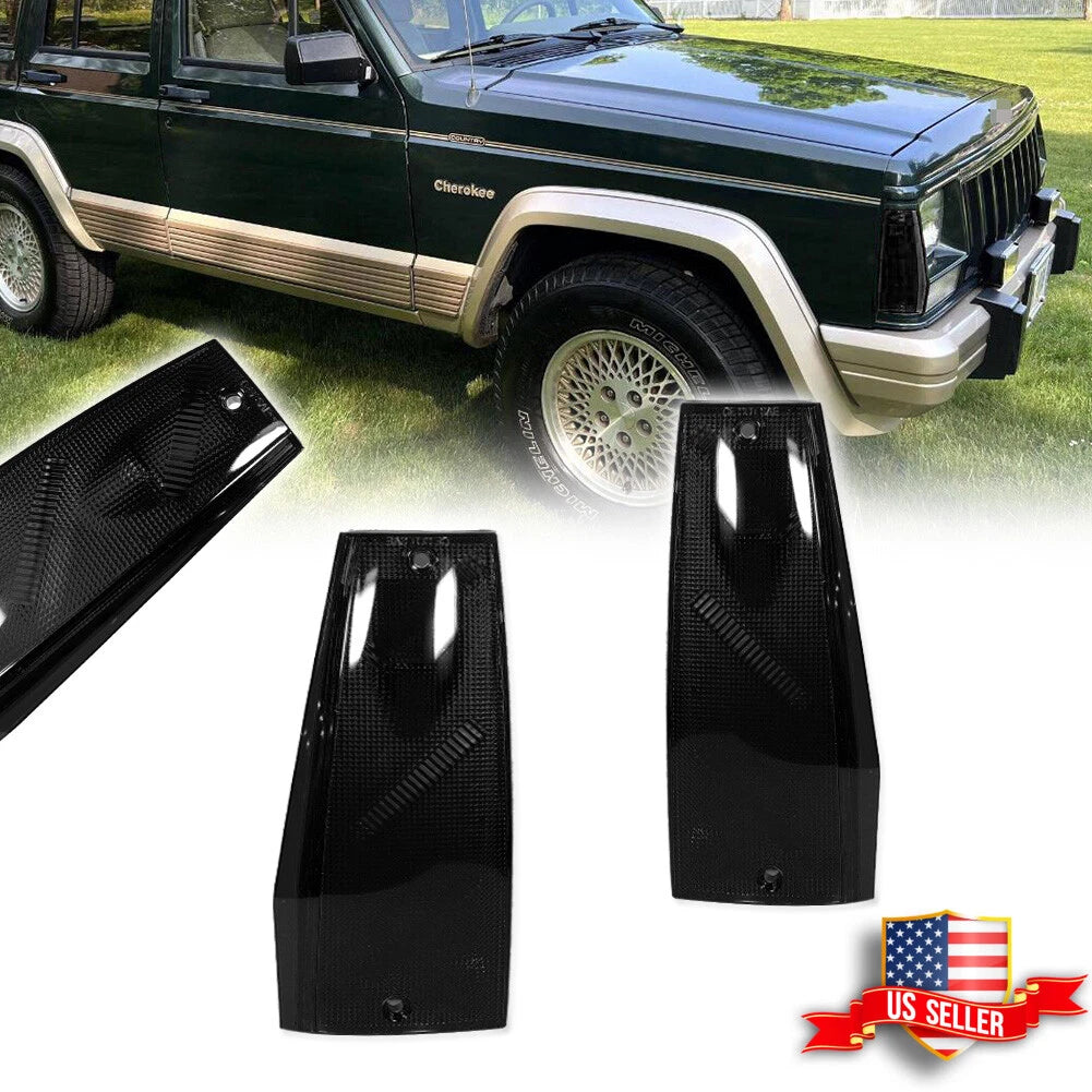 Smoke Lens Side Marker Set for Jeep Cherokee Comanche Wagoneer (1984–1996)
