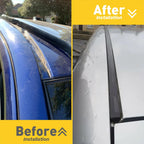 2X Roof Drip Molding Weatherstrip for Toyota Yaris Sedan (2007–2011)