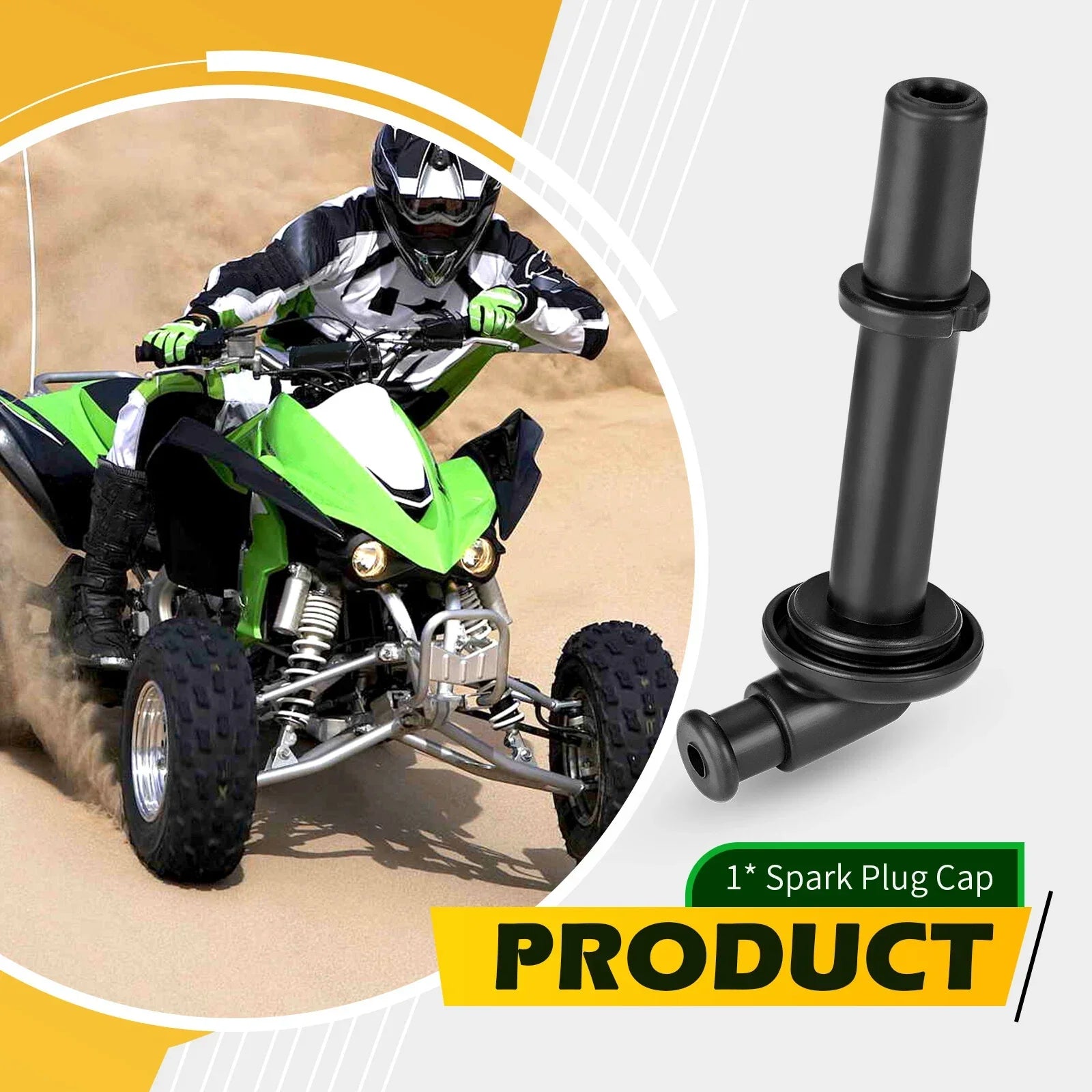 Spark Plug Cap for Kawasaki KLX450R KX450F KFX450R (2006–2019)