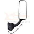 Passenger Side Power Black Mirror for Freightliner Cascadia (2008-2016)