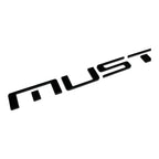Rear Bumper Letters Inserts Black ABS Replacement for Ford Mustang (1987–1993)