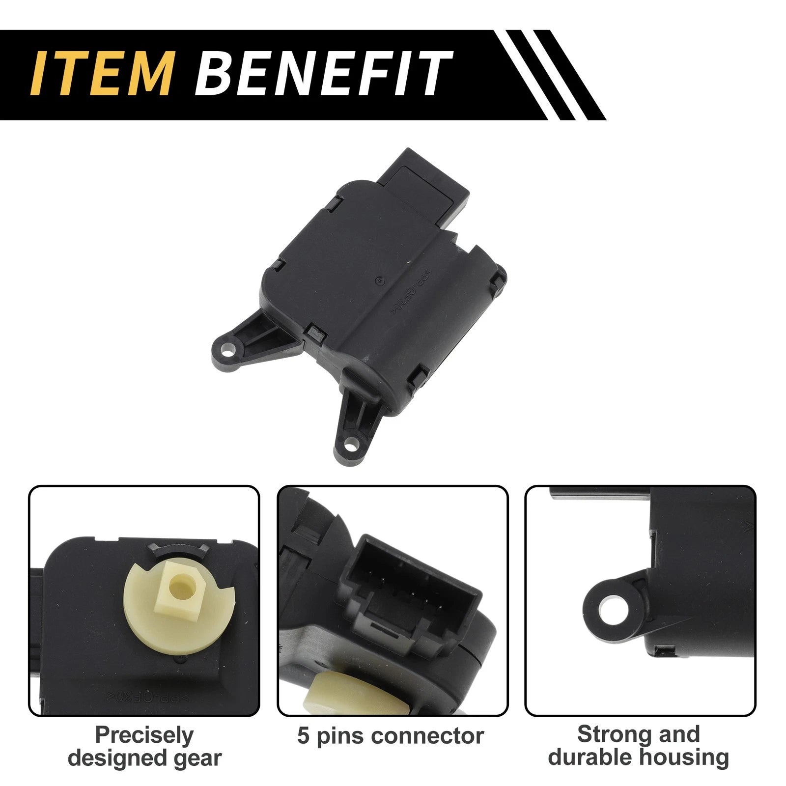 HVAC Heater Blend Door Actuator for Volkswagen Passat (2009–2012) No. 3C1907511B