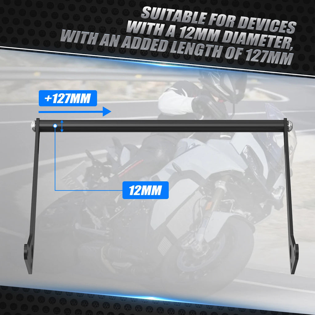 Navigation Bracket Holder Bar GPS Mount Kit for BMW R1200GS Adventure (2013–2018)