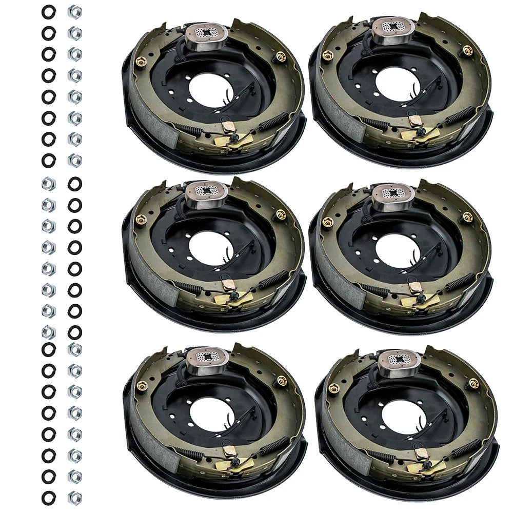 Set of 2 Electric Trailer Brake Assemblies for 7" Wheels