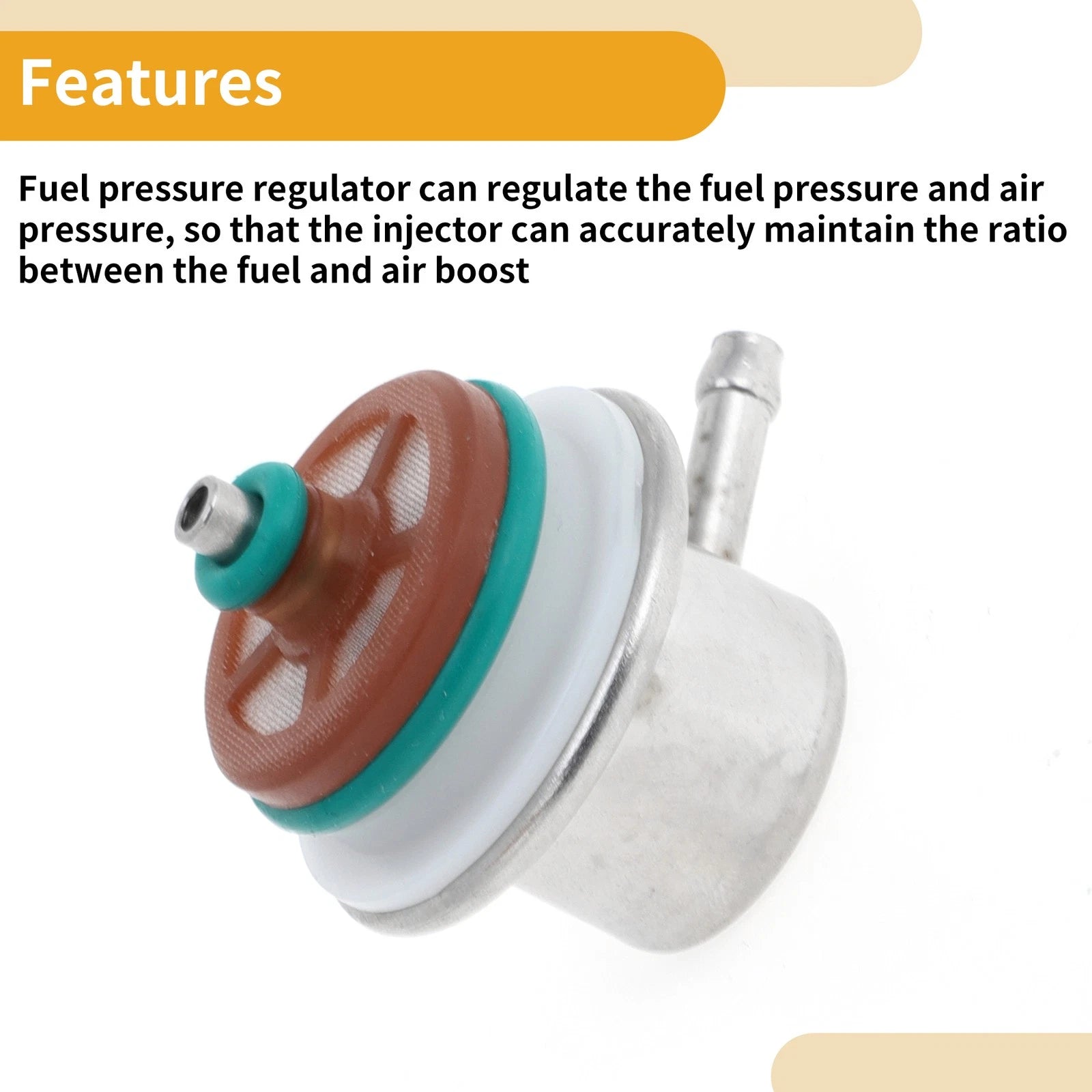 Fuel Pressure Regulator for Chevrolet Silverado 1500 (1999–2006) No.89060422