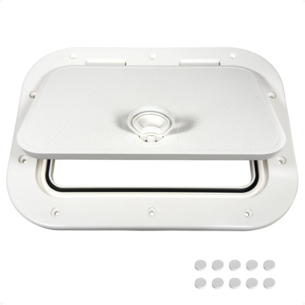 Boat Hatch Access Lid for Marine (15-11/16" x 12-7/8", Off-White)