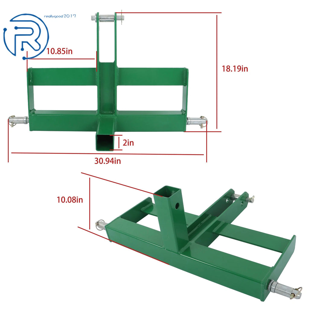 3 Point Receiver Hitch Drawbar for Tractor (CAT 1)