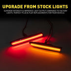 Set of 4 Smoked LED Side Marker Lights for Acura TL (2004–2008)