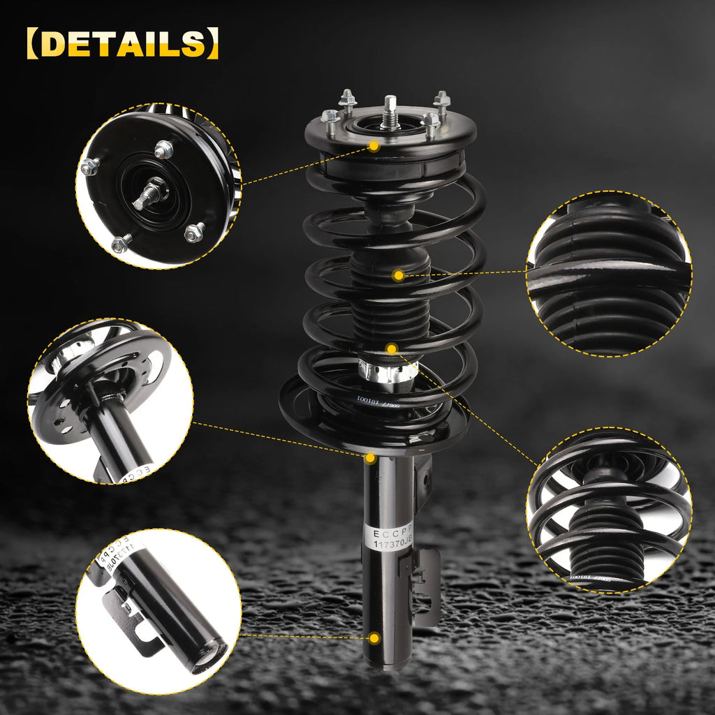 Set of 2 Complete Struts for Ford Taurus Mercury Sable FWD