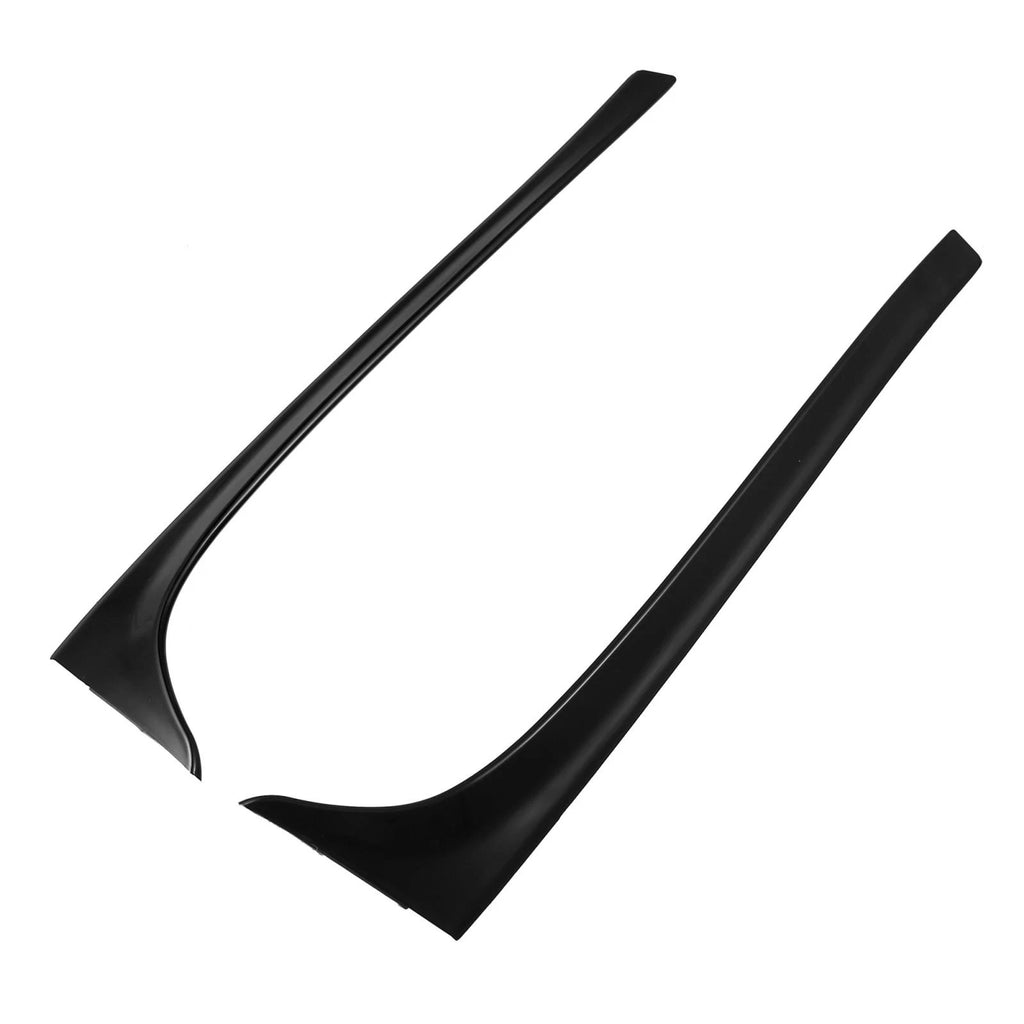 2X Black Rear Window Side Spoiler Wing Trim for Volkswagen Golf 7 (2014–2018)