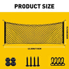 Rear Trunk Cargo Net for Chevy Silverado GMC Sierra