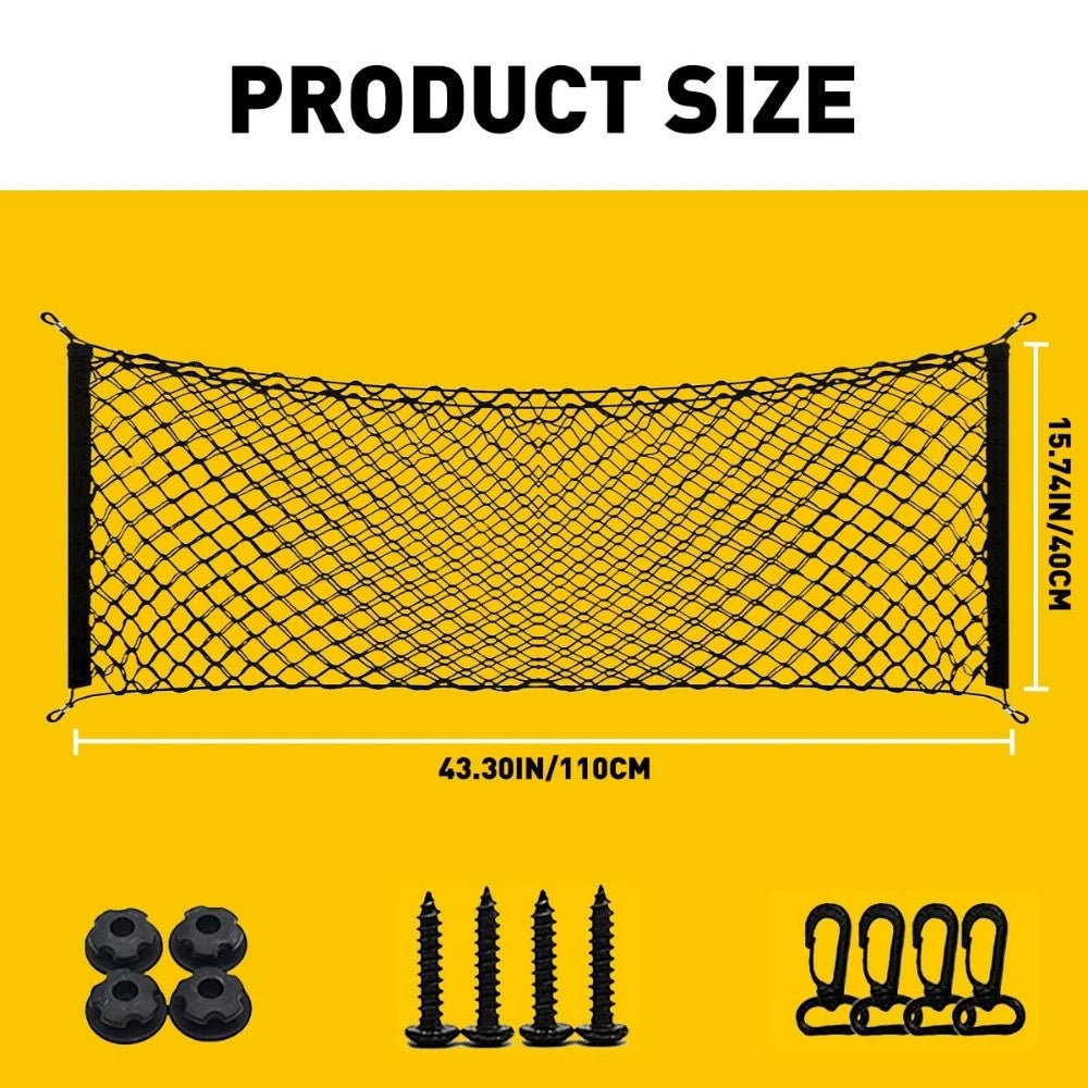 Rear Trunk Cargo Net for Chevy Silverado GMC Sierra